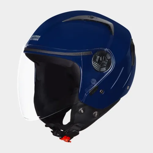 Image of STUDDS Vogue ISI Certified Open Face Motorcycle Helmet with Clear Visor