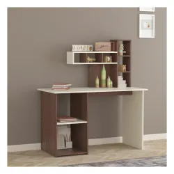 Study Desk with 8 Shelves (L 122 cm X B 61 cm X H 138 cm)