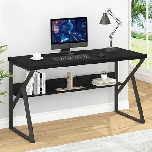 Image of Study Table for Home Office Desk with Large Storage 