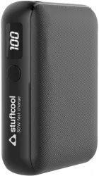 Stuffcool 10000mAh 30W Compact Power Bank Black