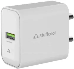 STUFFCOOL 18W 3A Wall Charger for Mobile (White)