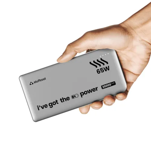 Image of Stuffcool Major Ultra 65W PD Super Fast 20000Mah Laptop Powerbank 