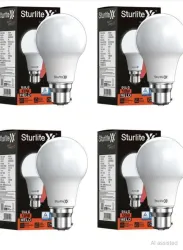 sturlite 10 W Basic Standard B22 D LED Bulb (White, Pack of 4)