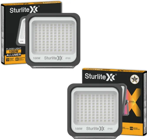 Image of Sturlite Allumer 100 W LED Flood Light - (Pack of 2)