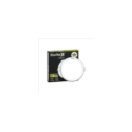 Image of Sturlite Dex 8W Round LED Downlight (Cool White, 800 Lumens, Pack of 1)