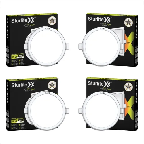Image of Sturlite Dex 15W Round LED Downlight - (Pack of 4) 