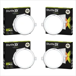 Sturlite Dex 15W Round LED Downlight - (Pack of 4)