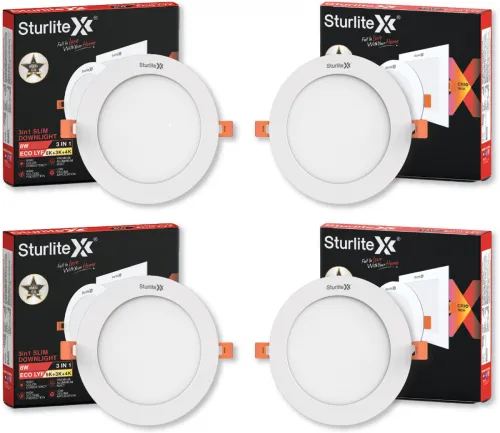 Image of Sturlite Eco LYF 8W (3 in1) Round LED Downlight