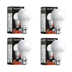 Sturlite Helo 10W LED Bulb| German Quality Certified With Advance CRI Technology| 15000 Hrs Rated Life and 900 Lumens Brightness| BIS and BEE Approved| B22 Base Energy Efficient Lighting - (...