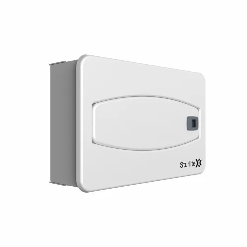 Image of Sturlite Inspira Double Door MCB Distribution Board | 6 Way SPN (Single Pole and Neutral) | Metal Body with Premium Fini