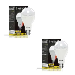 Sturlite Inverter 10W LED Emergency Bulb (Pack of 2)
