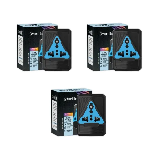 Image of Sturlite Skycon 3 Pin Plug(Po3) 2-Pin & 3-Pin Socket 6 Amps Universal AC Travel Adapter