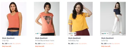 Image of Style Quotient Women's Clothing Starting @ ₹160
