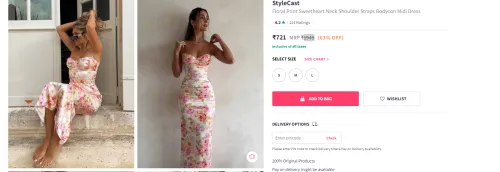 Image of StyleCast Midi Dress