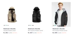Stylecast Padded Jacket Minimum 60% Discount