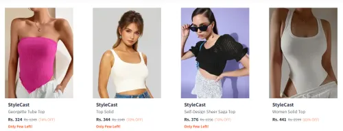 Image of StyleCast Womens Tops at minimum 70% Discount