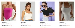StyleCast Womens Tops at minimum 70% Discount