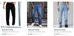 Stylecast X Kotty men jeans Starting @ ₹359