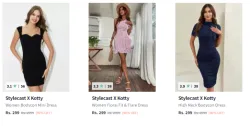Stylecast X Kotty Womens Dresses Starting @ ₹299