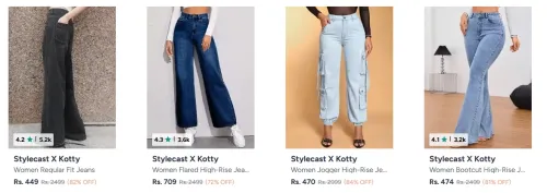 Image of Stylecast X Kotty Women's Jeans up to 82% Discount