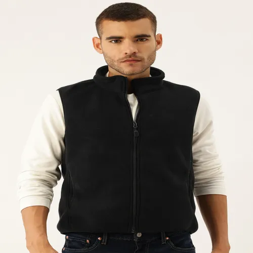 Image of StyleCast x Revolte Fleece Sleeveless Tailored Jacket