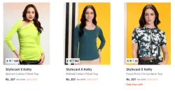 Stylecast X Kotty Womens Top at Minimum 80% Discount