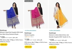 StyleScope Women Dupatta at Minimum 90% Discount