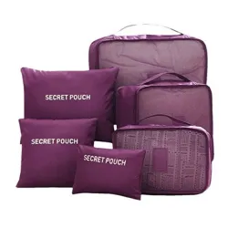 Styleys Set of 6 Travel Organizer Packing Cubes