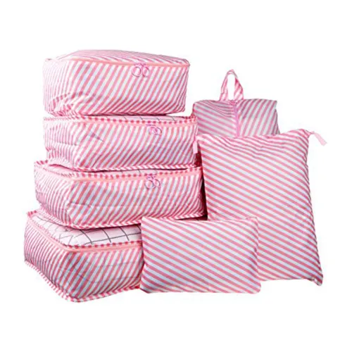 Image of Styleys Travel Organizer Packing Cubes With Shoe Bag 