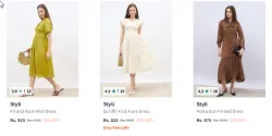 Styli Clothes Minimum 70% Discount
