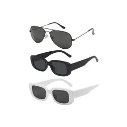 Stylish Black Sunglasses: Retro, Candy & Aviator po3
