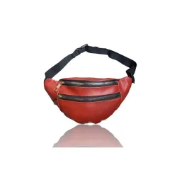Stylish & Fashionable PU Leather Traveling Pouch Waist Bag for Men & Women