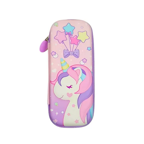 Image of Stylish Unicorn 3D Print Pencil Pouch Case