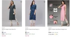 Stylum Womens Kurtas upto 78% Discount