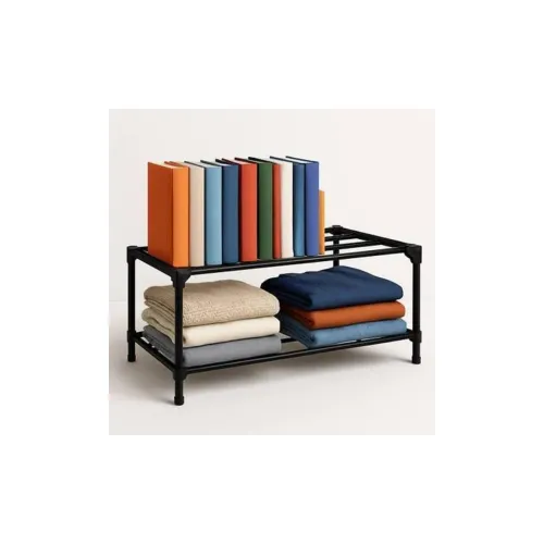 Image of SUBEKYU Plastic Bookshelf Book Holder Organizer Pack 1