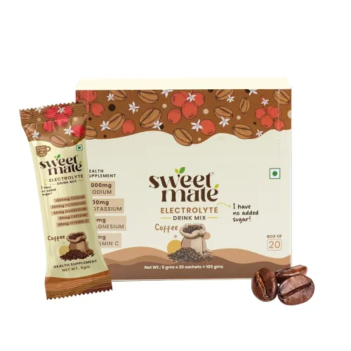 Image of Sugar Free Coffee Electrolyte Drink Mix – 20 Sachets