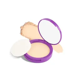 SUGAR POP Longwear Compact Powder | Vitamin E & Castor Oil | UV Protection | Oil Control & Longwear | 9 gm - 02 Beige