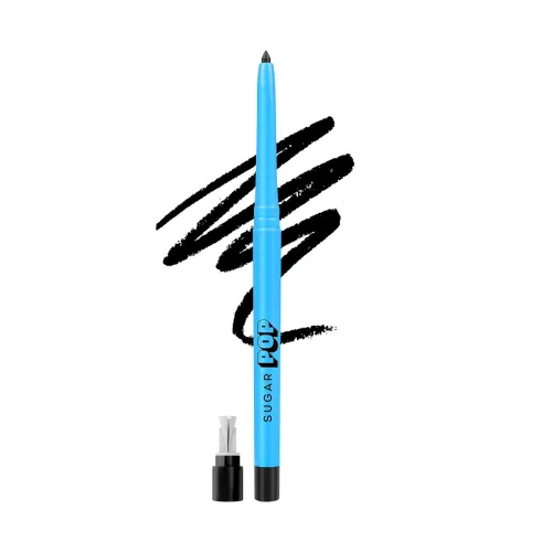 Image of SUGAR POP Longwear Kajal | 24 Hr Smudge-Proof Kajal | Waterproof | Velvet Matte Finish | 0.3 gm - 01 Black