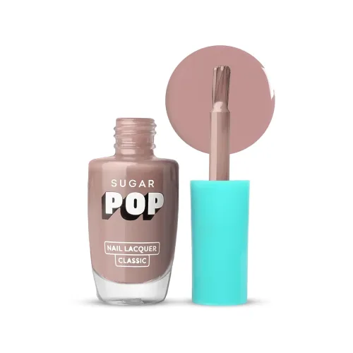 Image of SUGAR POP Nail Lacquer 08 Silk Stockings – Nude, Quick-Dry, Glossy Finish, 10ml