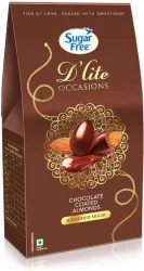 Sugarfree Dlite Chocolate Coated Almonds Bites  (100 g)