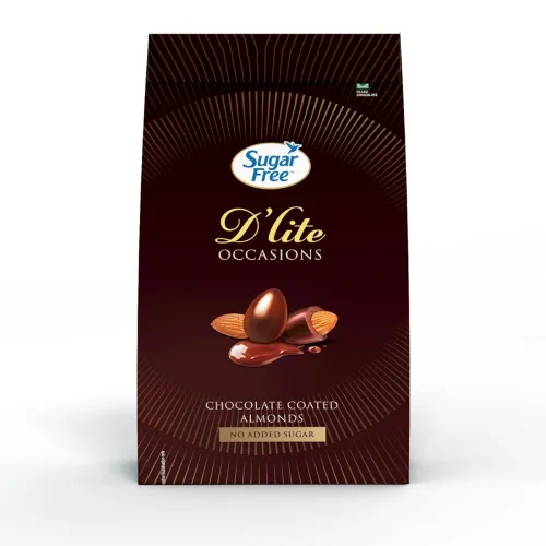 Image of Sugar Free D'Lite Chocolate Coated Almonds Gift Pack, 100 g