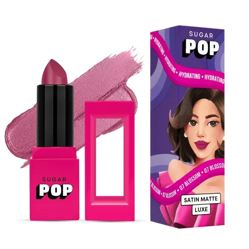 Image of SUGAR POP Satin Matte Luxe Lipstick - 07 Blossom