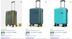 Suitcases at minimum 86% Discount