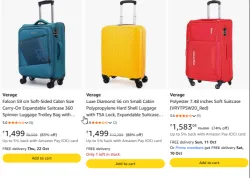 Suitcases & Trolley Bags at up to 89% Discount
