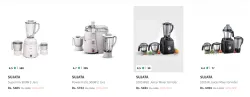 Sujata Mixers at Minimum 40% Discount