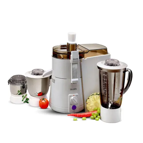 Image of Sujata Powermatic Maxima Juicer Mixer Grinder (900W, 3 Jars, White)