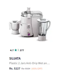 Sujata Powermatic Plus 900W Mixer Grinder