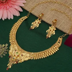 Sukkhi Alloy Gold-plated Gold Jewel Set (Pack of 1)