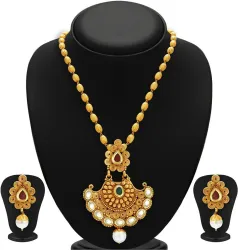 Sukkhi Alloy Gold-plated Gold Jewel Set (Pack of 1)