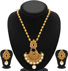 Sukkhi Alloy Gold-plated Gold Jewel Set (Pack of 1)